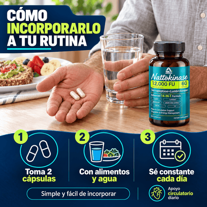 Sibeikang - Nattokinase 12.000 FU de potencia clínica