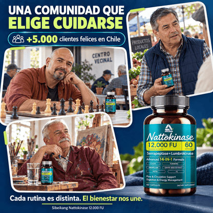 Sibeikang - Nattokinase 12.000 FU de potencia clínica